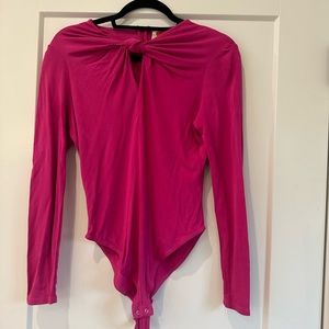 LAST CHANCE - Pink Farm Rio bodysuit.  Size M